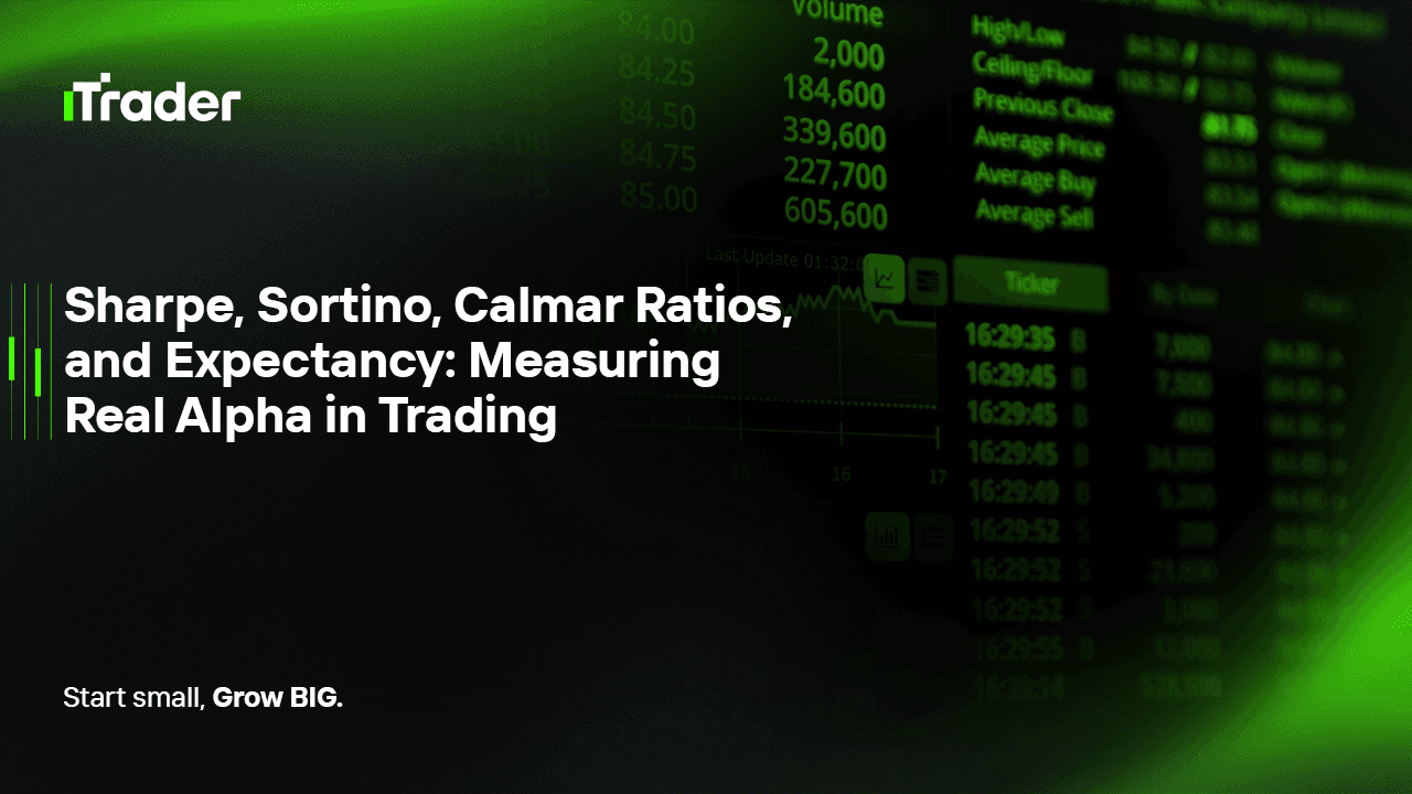 Sharpe, Sortino, Calmar Ratios, and Expectancy: Measuring Real Alpha in Trading